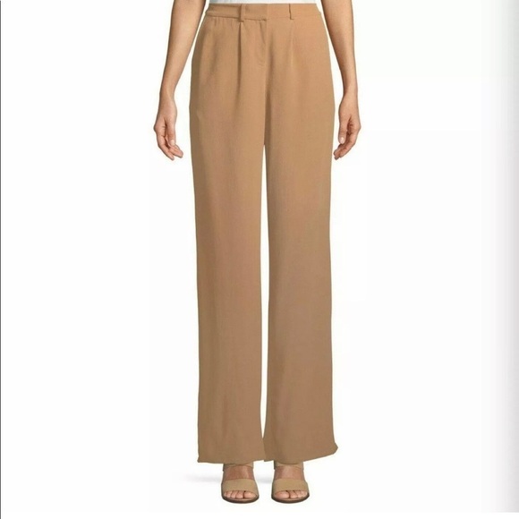 Eileen Fisher Tencel Vicose Crepe Trousers 14 - Picture 3 of 8